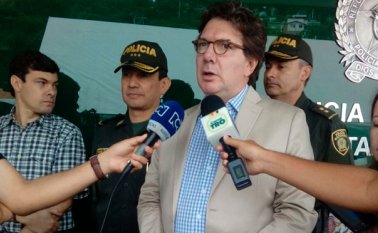 Juan Carlos Restrepo, director de Seguridad Nacional de la Presidencia de la República, estuvo en Cúcuta. Cortesía