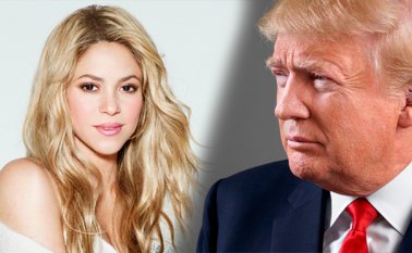 Shakira Mebarak y Donald Trump. Internet