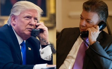 La primera conversación oficial entre los dos jefes de Estado desde que el estadounidense asumió el cargo. Archivo particular