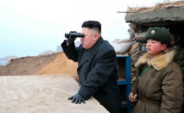 Se lanzó desde la base aérea Banghyon en la provincia de Pyongyang del Norte.  AFP