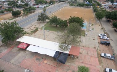 Así luce el Paseo Rojo y Negro y el tramo de las casetas. La remodelación incluía cambio y montaje de pisos en adoquín, instalación de bancas y luminaria, y adecuación de zonas verdes. Juan Pablo Cohen