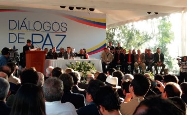 En rueda de prensa, las partes hablaron del cese el fuego, sobre el cual sigue insistiendo el Eln y el Gobierno insiste en que es el objetivo en el que se irá avanzando. Colprensa