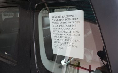 Juan Camilo Solias ha sido víctima en dos oportunidades de los amigos de lo ajeno. Johan García