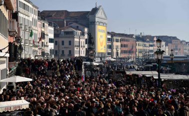 Comenzó el carnaval de Venecia AFP