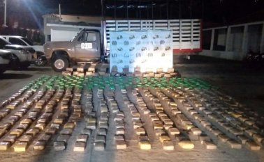 El camión y el alucinógeno fueron dejados a las autoridades competentes. Suministrada