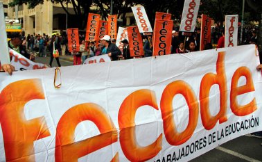 Los trabajadores estatales y los maestros agremiados en Fecode marcharán. Colprensa
