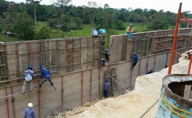 Así avanzan las obras en la vía La Soberanía. Cortesía