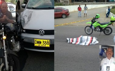 El accidente ocurrió en la madrugada del domingo, sobre la autopista internacional, a la altura de Lomitas.
El cádaver de Guillermo León Caicedo quedó tendido en la mitad de la carretera. Archivo