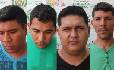 Jhonatan Hernández, Juan Carlos Acevedo, Javier Acero y Giovanni José Pablo. Cortesía