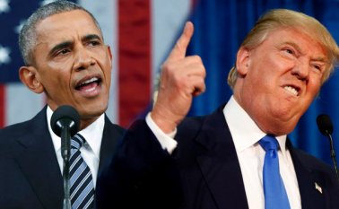 Barack Obama y Donald Trump. Internet