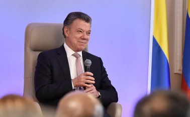 Juan Manuel Santos, presidente de Colombia. Colprensa
