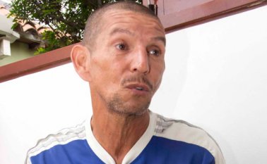 Ricardo Gamarra dice llevar toda su vida sin identificación alguna. Luis Alfredo Estévez