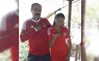 José Leal López de 65 años de edad y su hija, una menor de 16 años. Cortesía