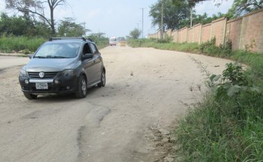 En pésimas condicones está la única carretera que comunica a los habitantes del corregimiento San Pedro con el casco urbano de Cúcuta. Luis Alfredo Estévez