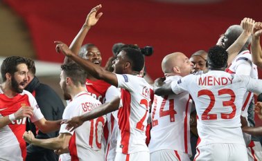 El Mónaco derrotó 3-1 al Manchester City en el juego de vuelta AFP