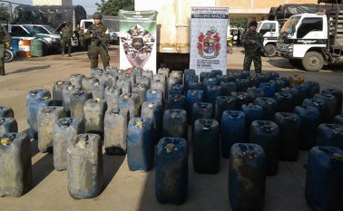 El combustible está avaluado comercialmente en 46 millones de pesos. Cortesía