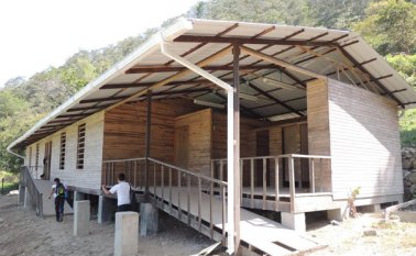 La obra fue ejecutada en cuatro meses, y hoy los estudiantes ya gozan de las mejoras hechas. Cortesía