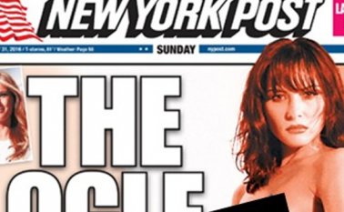 El fotógrafo francés Alé de Basseville fue el encargado de disparar las sugerentes imágenes de Melania Knauss que se publicaron en enero de 1996 en la revista masculina francesa Max y que 20 años después reprodujo el New York Post de Melania Trump. AFP