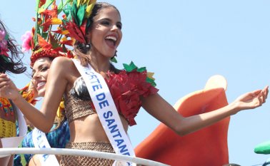 La señorita Norte de Santander, Leidy Gimena Ropero Silva. Colprensa