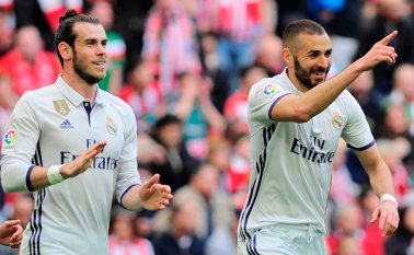 Real Madrid ganó 2-1 al Bilbao AFP