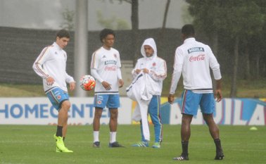 Este lunes la Selección Colombia tendrá su última sesión de entrenamiento en Colombia antes del medio día en El Campín. Colprensa