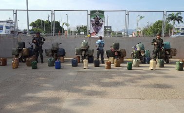 En lo corrido de este año, la Polfa ha incautado 55.273 galones de combustible. Cortesía