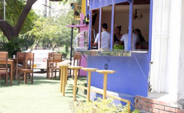 En el barrio Colsag. Alfredo Estévez