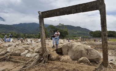 El Ideam aseguró que hay 350 municipios en riesgo y tres ciudades en alerta roja. AFP