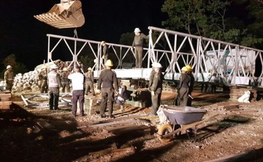 La estructura es de fabricación americana. Colprensa