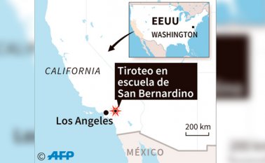 San Bernardino ya había sido escenario de un atentado de inspiración islamista en diciembre de 2015, en el que murieron 14 personas y otras 22 resultaron heridas. AFP