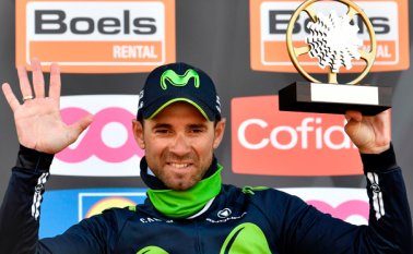 Alejandro Valverde, ganador de la Flecha Valona AFP