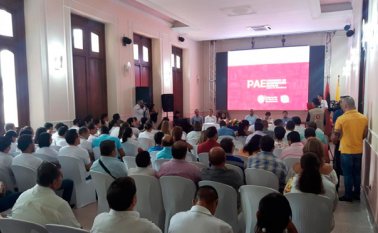 Las peticiones de los docentes y beneficiarios del programa fueron escuchadas en una audiencia pública, con presencia del ministerio de Educación. Cortesía