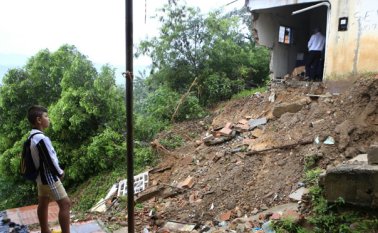 En Motilones, una habitación de una vivienda se desplomó. Juan Pablo Cohen