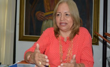 Esta es la segunda vez que Nubia Rosa Romero se desempeña como alcaldesa de Chinácota. Archivo