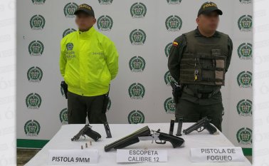 Incautación en medio de planes de registro y control. Cortesía