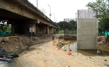 El problema no eran los parques ubicados en el sector, sino la presencia de tres mejoratarios que invadieron parte del lote. Cortesía