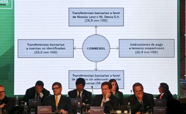 "Los documentos que hoy están delante de nosotros son prueba de que empieza a haber transparencia”, Gianni Infantino. AFP