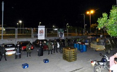 El operativo se produjo en una trocha conocida como La Chinita, en San Faustino. Cortesía