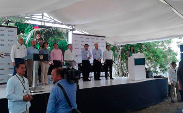 El presidente Juan Manuel Santos en Cúcuta. Lucy Araque