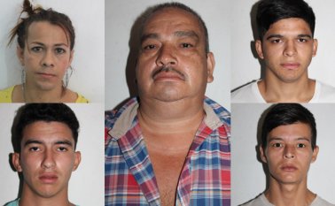 José Luis Pinto Navarro, Kevin Eduardo Canchica, Pedro José Rodríguez, Anyelo Leonardo Roa y Wilfredo José Sánchez. Archivo particular