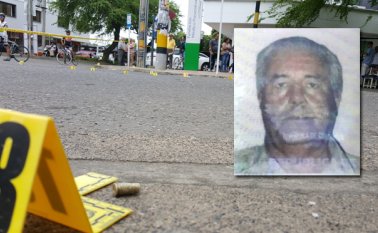 La víctima iba en un carro conducido por su hijo. Archivo particular
