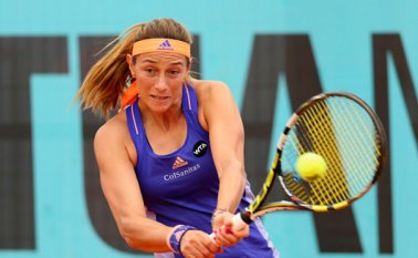 La raqueta cafetera no pudo con la 16ª favorita del torneo madrileño. Federación de Tenis