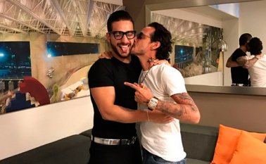 Al parecer, Marc Anthony y Maluma compartieron tarima en un concierto en el Auditorio Nacional de Ciudad de México. Tomada de Instagram