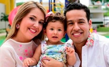 Dayana Jaime tuvo con su esposo Martín Elías Díaz a Paula Elena, Tomada de Instagram
