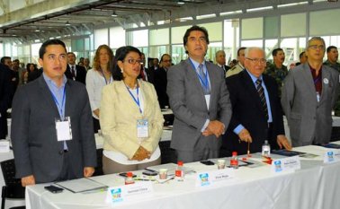 AYER SE REUNIERON en Medellín los gobernadores del país para analizar los retos de un eventual postconflicto en Colombia. colprensa