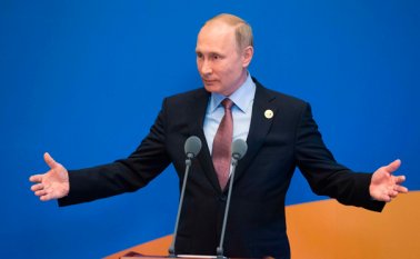 El presidente ruso Vladimir Putin habló sobre las acusaciones a hackers de su país por el ciberataque. AFP