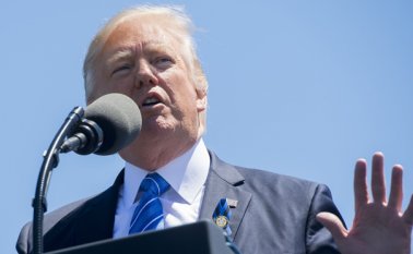 Donald Trump, presidente de los Estados Unidos AFP