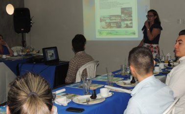 Lina silva, directora ejecutiva de la Corporación Mixta de Promoción de Norte de Santander, presentó un balance del 2016 y las proyecciones para este año. Cortesía