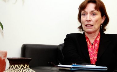 La representante de la Agencia de la ONU para los Refugiados en Colombia, Terry Morel  Internet