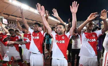 El Mónaco se coronó campeón de la Liga de Francia. AFP